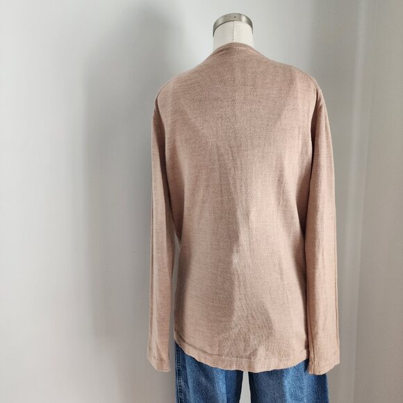 Lord & Taylor Italian Merino Wool Cardigan Size: Large - Picture 3 of 14